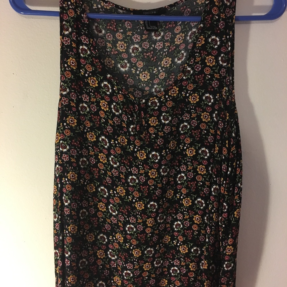 Flower tank top
